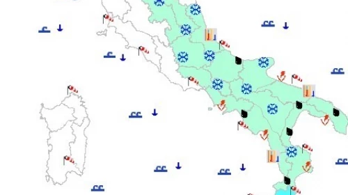 Protezione Civile: allerta neve bassa